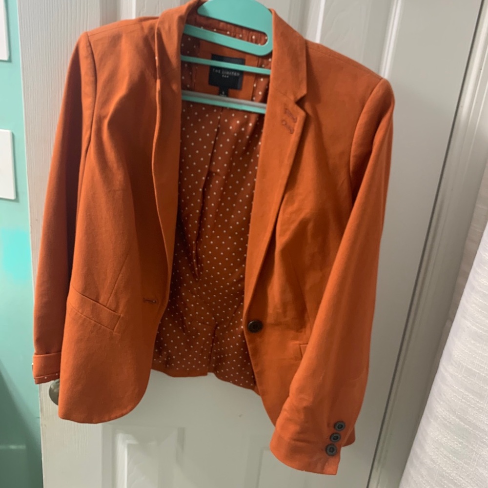 The limited orange super comfy blazer
